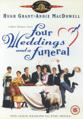 Fire bryllupper og en begravelse / Four Weddings and a Funeral (DVD)