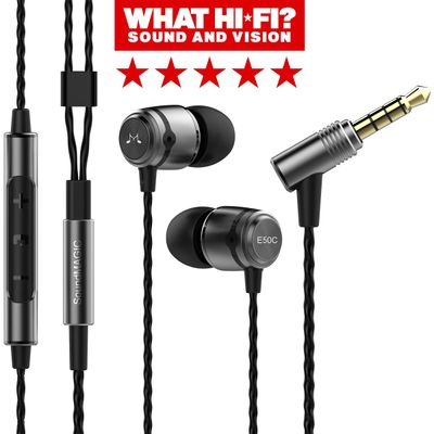 SoundMagic E50C In-Ear med mikrofon / Stål