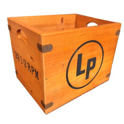 Skivback i trä för LP-skivor / LP
