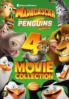 Madagascar 1-3 + Pingviner (4 DVD)