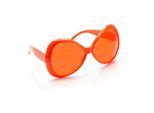 Brille "XXL-Hippie", orange