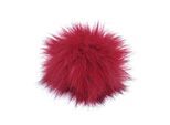 Fell Pompons Pro Lana aus Acryl, Rot