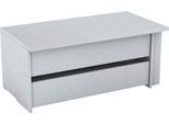 Schubladeneinsatz WIEMANN, silber (streifendekor (silber)), B:72,3cm H:41cm T:51,5cm, Holzwerkstoff, Schubladeneinsätze
