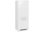 Kühlumbauschrank WIHO KÜCHEN "Flexi2", weiss (front: weiß glanz, korpus: weiß), B:60cm H:165cm T:57cm, Schränke, Kühlumbauschrank