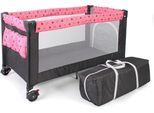 CHIC4BABY Baby-Reisebett »Luxus, Sternchen grau«