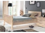 Bett WIMEX "Nadja", braun (struktureichefarben hell), L:207cm, Betten