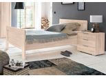 Bett WIMEX "Nadja", braun (struktureichefarben hell), L:207cm, Betten