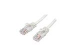 StarTech.com 10m White Cat5e / Cat 5 Snagless Ethernet Patch Cable 10 m - patch cable - 10 m - white - Weiß - 10 meter