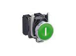 Schneider Electric Harmony pushbutton complete with spring return and flat push