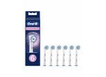 Oral-B Bürstenköpfe Sensitive Clean & Care - White - 2+2+2 pcs