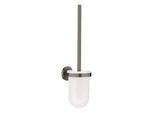 Grohe Essentials, Toilettenbürstengarnitur, hard graphite gebürstet