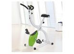VITALmaxx Heimtrainer Fitness Bike Cardiobike Homebike klappbar limegreen
