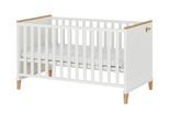PAIDI Babybett Lotte & Fynn ¦ weiß ¦ Maße (cm): B: 80,4 H: 84,3