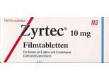 ZYRTEC 10 mg Filmtabletten 100 St