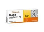 BIOTIN-RATIOPHARM 5 mg Tabletten 30 St