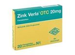 ZINK VERLA OTC 20 mg Filmtabletten 20 St