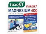 TAXOFIT Magnesium 400+B1+B6+B12+Folsäure 800 Gran. 20 St