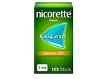 nicorette® Kaugummi freshfruit, 2 mg Nikotin 105 St