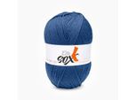 Sockenwolle ElbSox Merino 4-fädig ggh, Jeansblau, aus Schurwolle