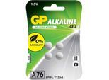 GP Batteries Alkaline Cell A76/LR44 1.5V 4-pack