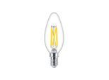 Philips LED-Lampe Classic Candle 3.4W/922-927 (40W) Clear WarmGlow Dimmable E14