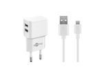 Pro Dual Micro USB charger set 2.4 A