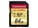 Transcend SDXC UHS-I U3 - 64GB