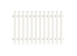 Zaunfeld Gerade 185,0cm x 180cm in Weiß