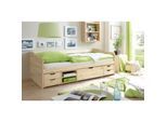 TiCAA Sofabett Funktionsbett Gästebett Marlies Kiefer Natur