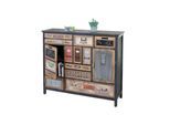 Apotheker-Schrank MCW-A43, Kommode, Tanne Holz massiv Vintage Shabby-Look 100x110x32cm