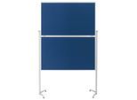 magnetoplan Moderationstafel evolution plus, klappbar - Filz blau
