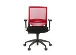 hjh OFFICE Profi Bürostuhl PORTO BASE Stoff / Netzstoff mit Armlehnen (höhenverstellbar)