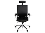 hjh OFFICE Profi Bürostuhl PORTO MAX HIGH Leder mit Armlehnen (höhenverstellbar)