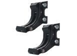 2er-Set Wandhalterung für Markise H122, H123, Wandkonsole Wandmontage Adapter ~ anthrazit
