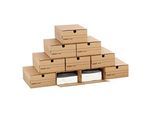 10 Top-Print Archivboxen braun 24,4 x 32,1 x 12,5 cm