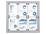 Showdown® Displays Schaukasten S alu 6x DIN A4