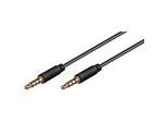 goobay 3,5 mm Klinkenkabel 1,5 m schwarz, 1 St.