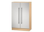 HAMMERBACHER Aktenschrank 7550 RE, V7550/6/S/RE buche, silber 2 Fachböden 80,0 x 42,0 x 127,0 cm