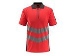 MASCOT® unisex Warnschutz Shirt Murton rot, dunkelanthrazit Größe L
