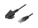 goobay TAE-F/RJ-45 DSL-Kabel 10,0 m schwarz, 1 St.