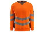 MASCOT® unisex Warnschutz-Langarmshirt Wigton orange, dunkelanthrazit Größe 3XL