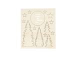 Creativ Company Create and decorate your wooden Christmas trees