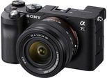 Sony ILCE-7CLB - Alpha 7C E-Mount mit SEL2860 Vollformat-Digitalkamera (FE 28–60 mm F4–5,6, 24,2 MP, FE 28–60 mm F4–5,6, 24,2 MP, 4K Video, Echtzeit-AF), schwarz