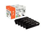 Peach HP 046 H 5 Toner XL (2*bk, c/m/y) ersetzt Canon CRG-046H, 1254C002*2, 1253C002, 1252C002, 1251C002 für z.B. Canon ISensys LBP -650 (wiederaufbereitet)