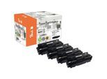 Peach HP 201 X 4 Toner XL (bk, c/m/y) ersetzt HP No. 201X, CF400X, CF401X, CF402X, CF403X für z.B. HP Color LaserJet Pro MFP M 277 dw (wiederaufbereitet)