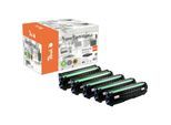 Peach S504 5 Toner (2*bk, c/m/y) ersetzt Samsung CLT-P504C, SU400A für z.B. Samsung CLP -410, Samsung CLP -415 N, Samsung CLP -415 NW (wiederaufbereitet)