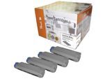 Peach O4386/87/36/85 4 Toner (bk, c/m/y) ersetzt OKI 43865721-24 für z.B. OKI C 5850, OKI C 5850 DN, OKI C 5850 N, OKI C 5950, OKI C 5950 CDTN (wiederaufbereitet)
