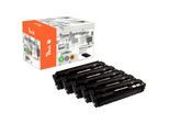 Peach HP 046 5 Toner (2*bk, c/m/y) ersetzt Canon CRG-046, 1250C002*2, 1249C002, 1248C002, 1247C002 für z.B. Canon ISensys LBP -650 (wiederaufbereitet)