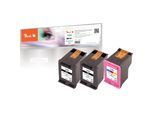 Peach HP 300 3 Druckköpfe (2*bk, col) ersetzt HP No. 300, SD518AE für z.B. HP DeskJet D 1600, HP DeskJet D 1658, HP DeskJet D 1660, HP DeskJet D 1663 (wiederaufbereitet)