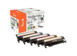 Peach S404 5 Toner (2*bk, c/m/y) ersetzt Samsung CLT-P404C, SU365A für z.B. Samsung Xpress C 480 FW, Samsung Xpress C 430, Samsung Xpress C 480 (wiederaufbereitet)